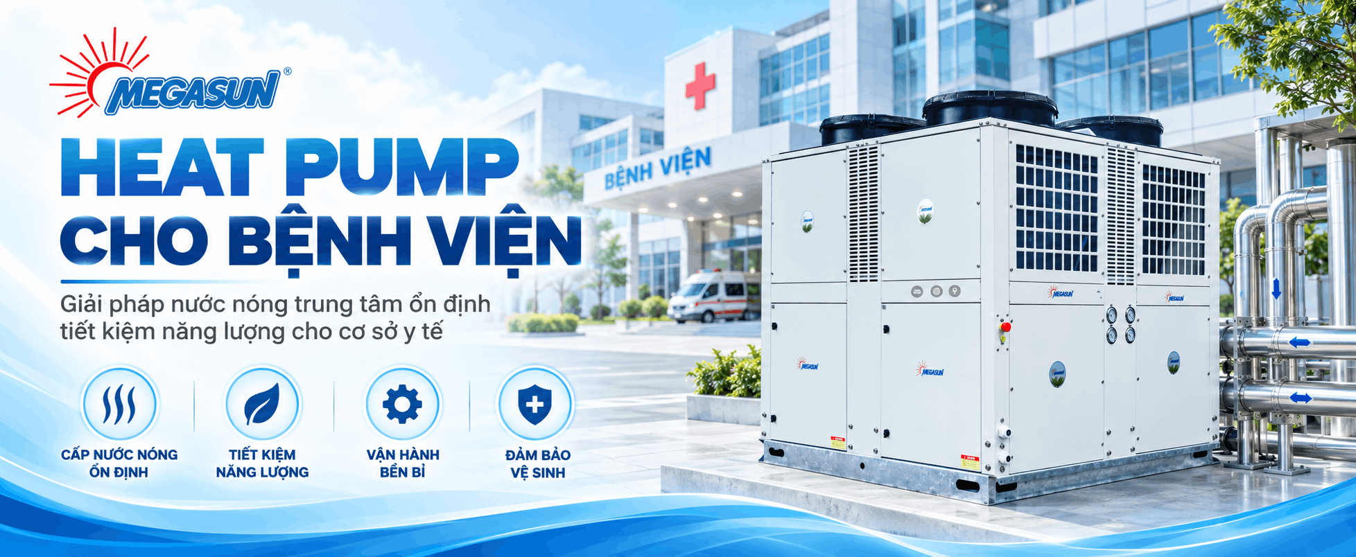 Heat Pump cho bệnh viện